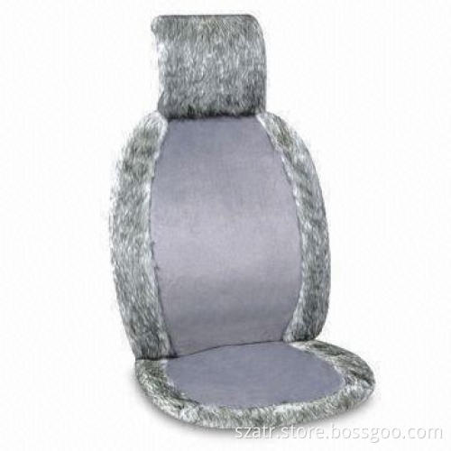 Car Cushion with Embroided Logo, Made of Artificial Wool